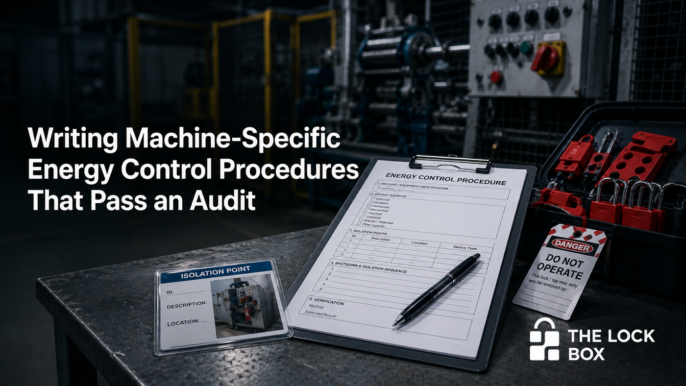 Writing Machine-Specific Energy Control Procedures That Pass an Audit