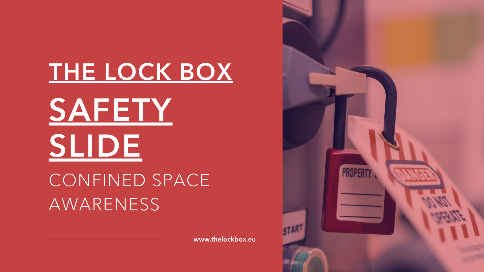 Safety Slide for Confined Space Awareness