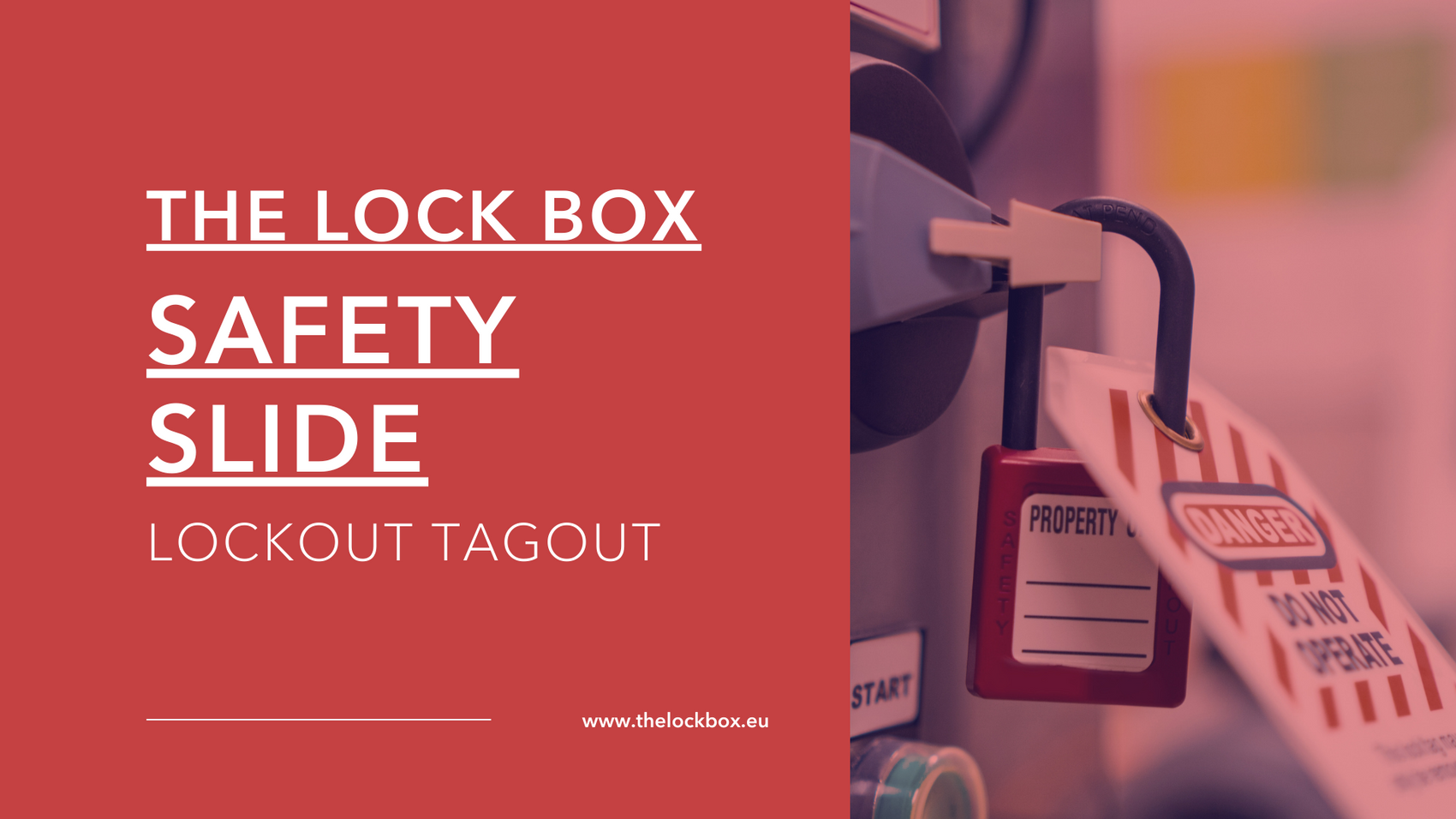Powerpoint-Sicherheitsfolie | Lockout Tagout | The Lock Box