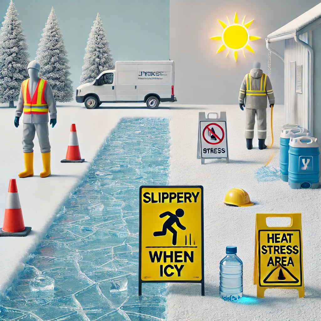 Safety Signage in Different Seasons