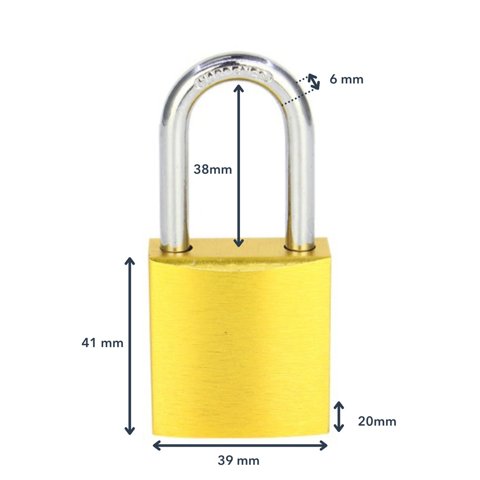 LOTO Padlock - Aluminium - 38mm