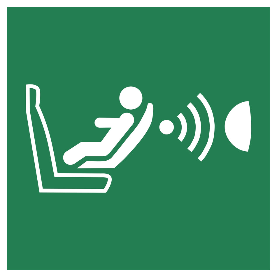 Child Seat Presence and Orientation Detection System (CPOD) - E014 | ISO 7010