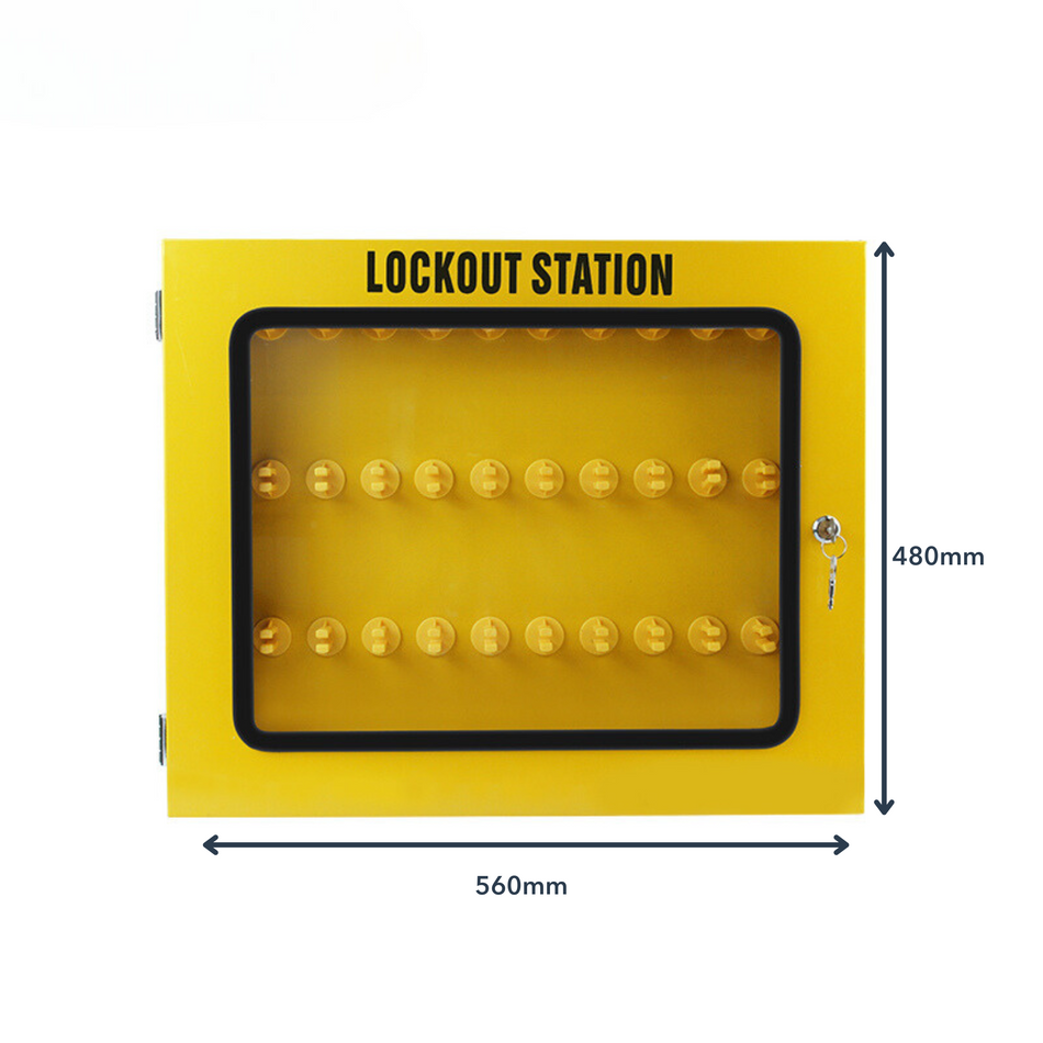 Station de consignation et d'étiquetage en métal