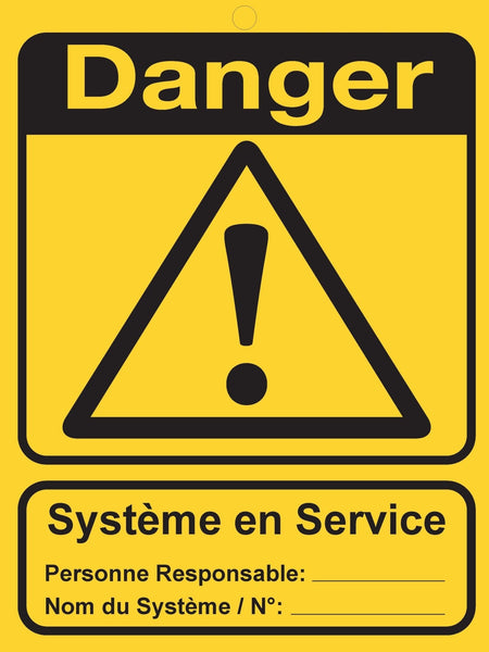 Large Safety Signage - System is Live (10 Pack) - The Lock Box -