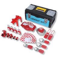 Valve & Electrical Lockout Kit, polypropylene case