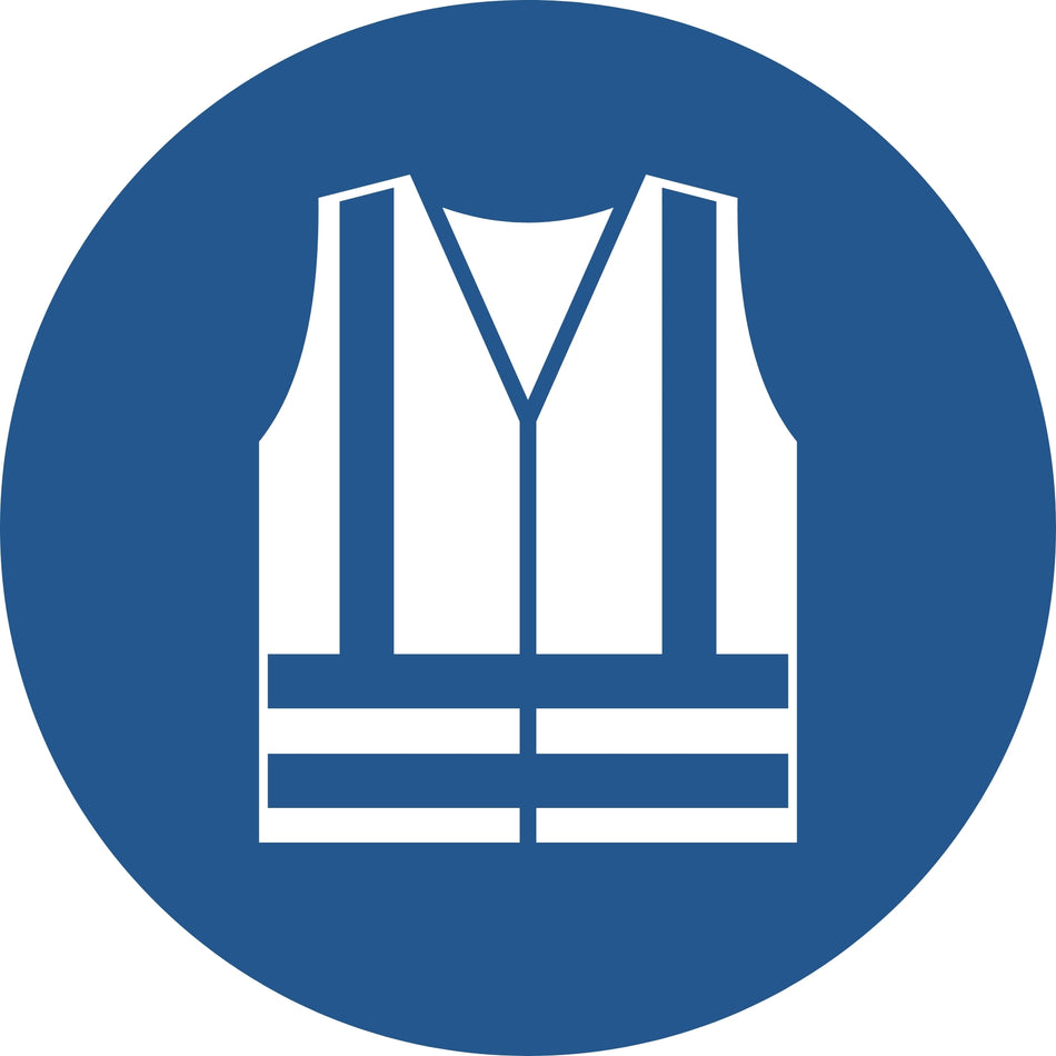 Wear High Visibility Clothing - M015 | ISO 7010