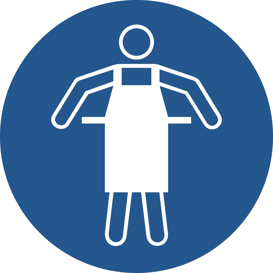 Use Protective Apron - M026 | ISO 7010