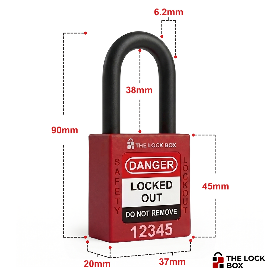 LOTO Padlock - Nylon - 38mm