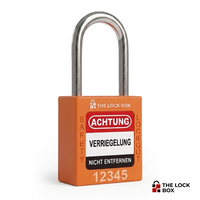 LOTO Padlock - Slim Steel - 38mm