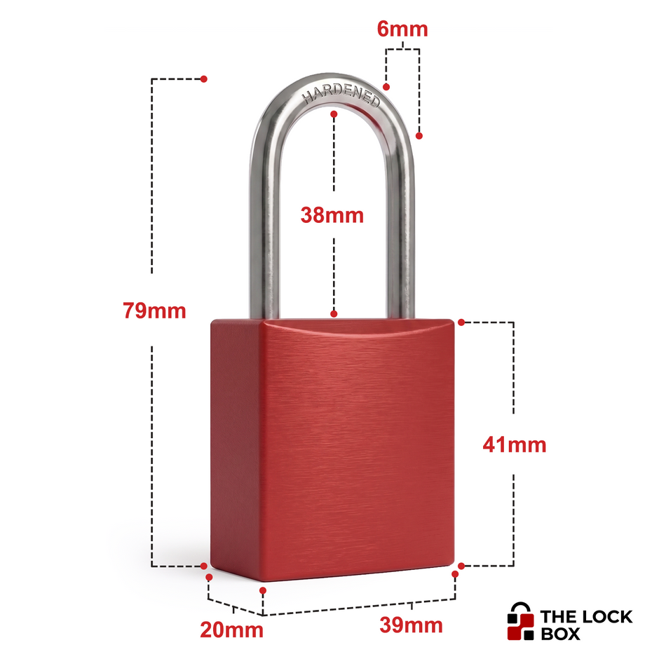 LOTO Padlock - Aluminium - 38mm