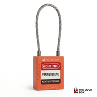 LOTO Padlock - Steel Wire
