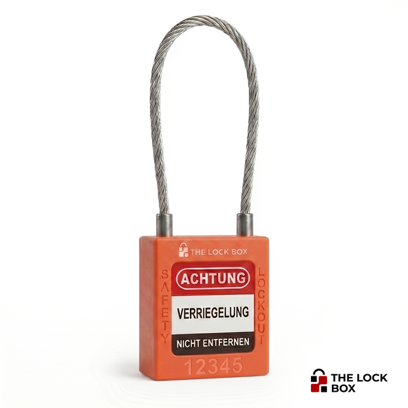 LOTO Padlock - Steel Wire