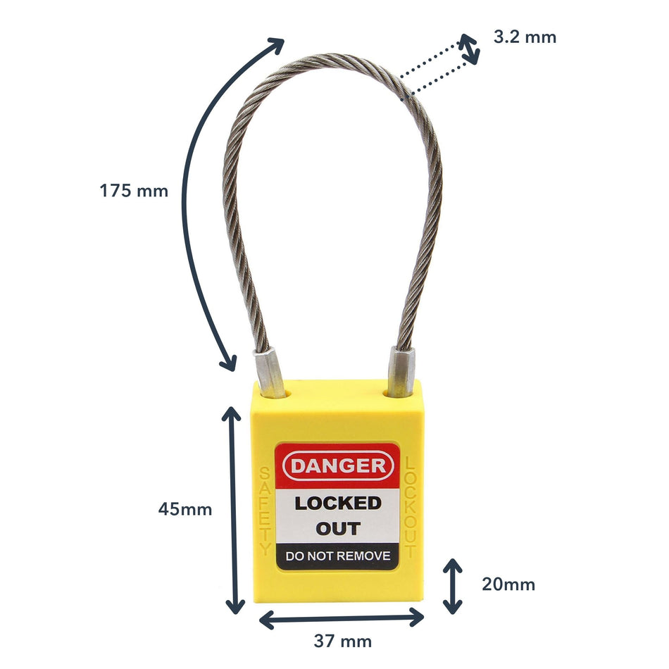 Cadenas de Consignation Fil d'Acier