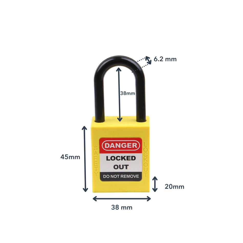 LOTO Padlock - Nylon - 38mm