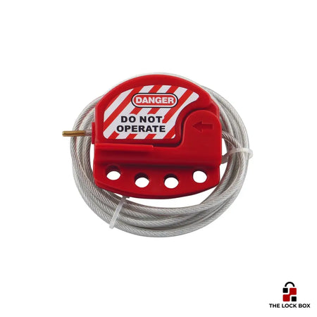 Adjustable Steel Cable - Lockout Tagout - Style 1 - The Lock Box - ASC001