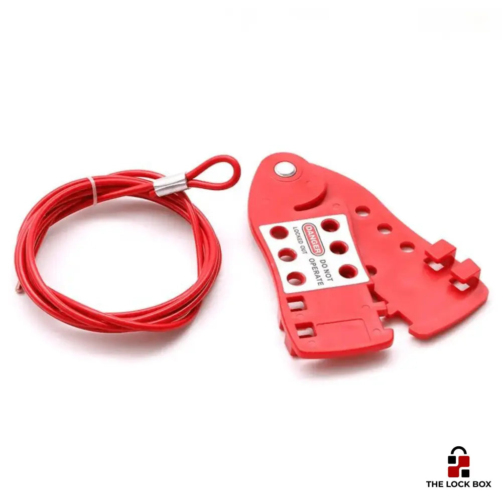 Adjustable Steel Cable - Lockout Tagout - Style 3 - The Lock Box - ASC003