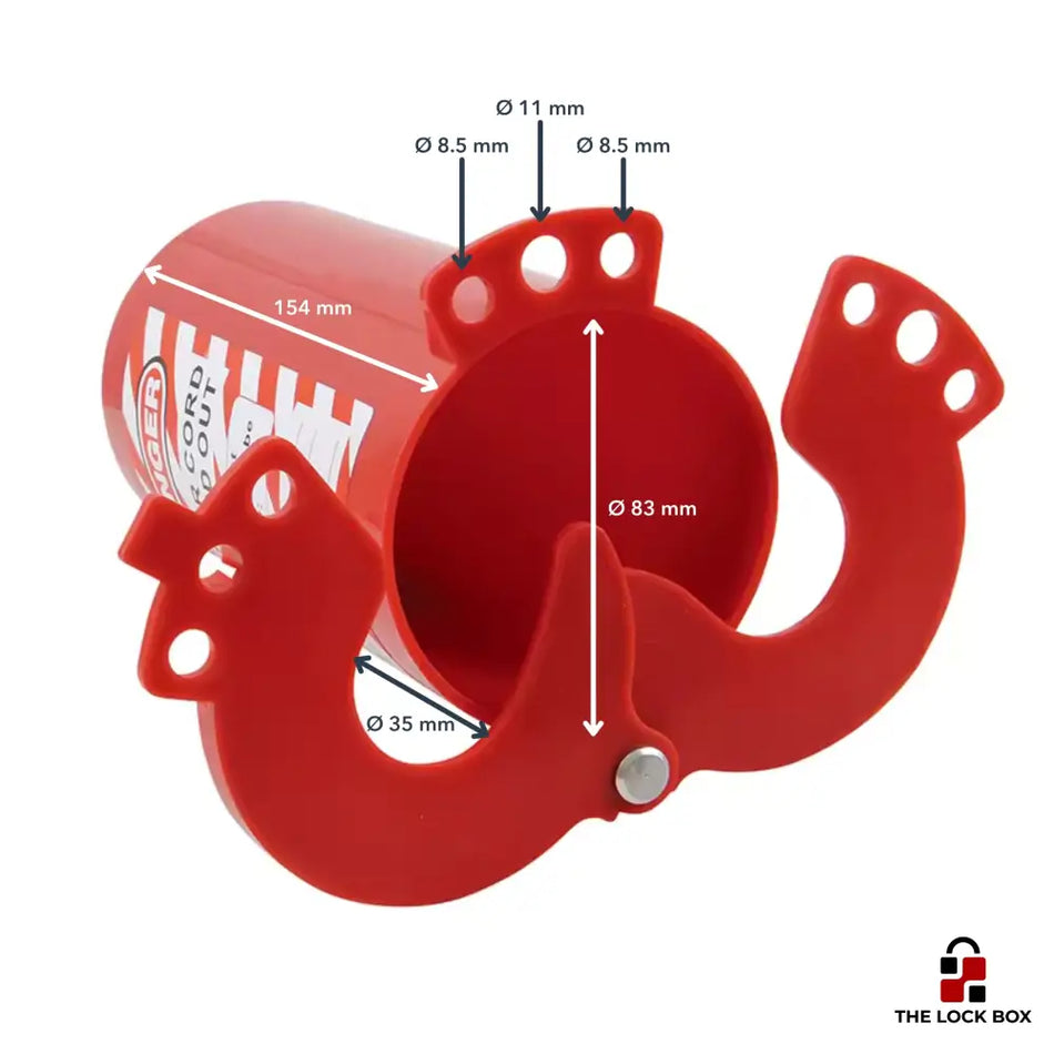 Electrical Cord & Plug Lockout Box (Loto)