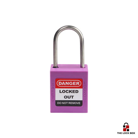 LOTO Padlock - Slim Steel - 38mm - The Lock Box - LOTO024