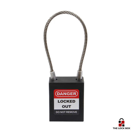 LOTO Padlock - Steel Wire - The Lock Box -