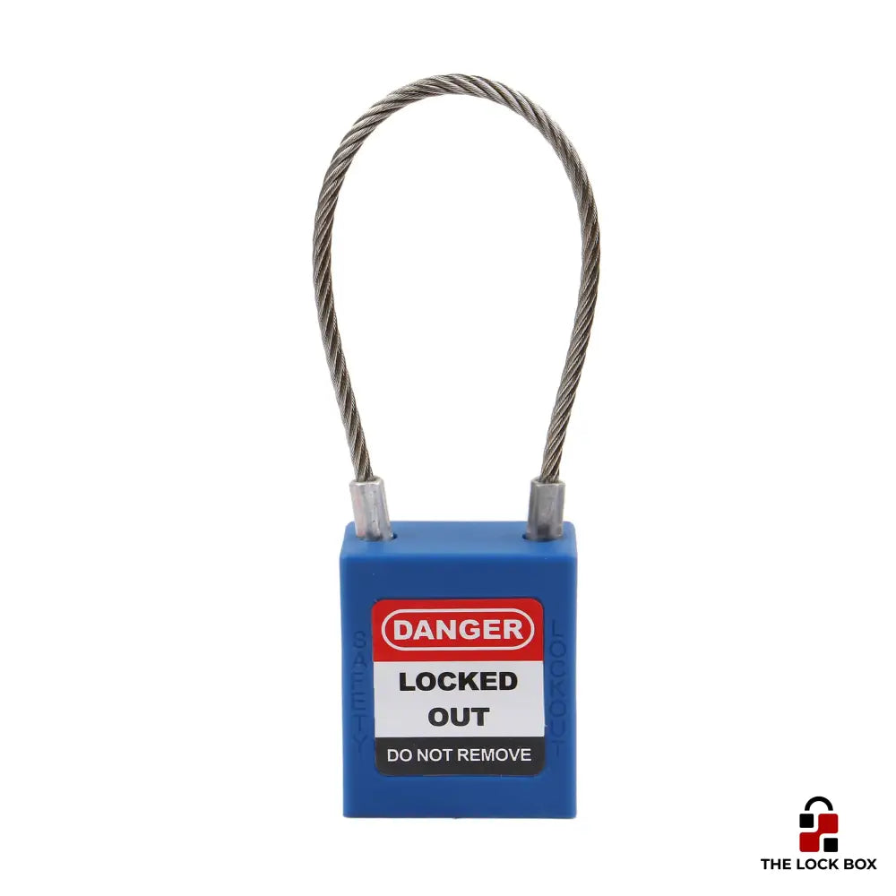 LOTO Padlock - Steel Wire - The Lock Box -