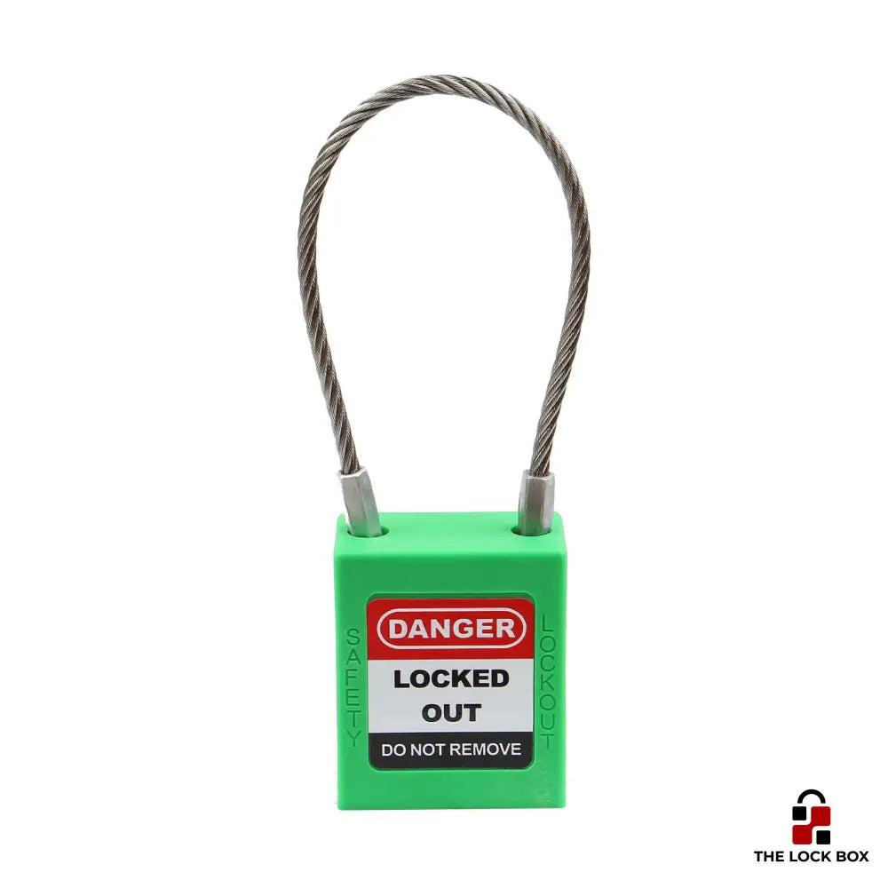 LOTO Padlock - Steel Wire - The Lock Box -