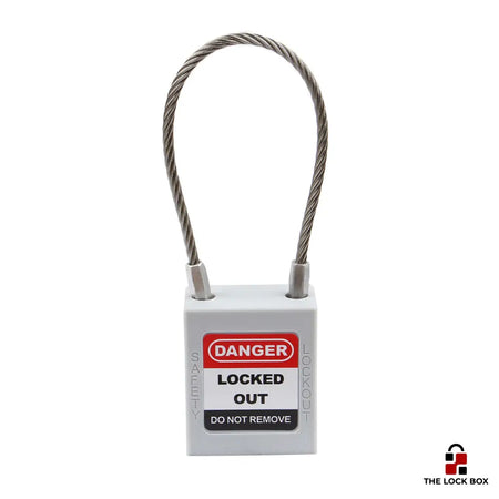 LOTO Padlock - Steel Wire - The Lock Box -