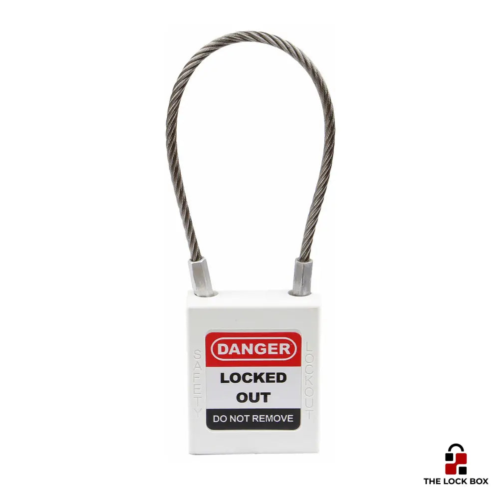 LOTO Padlock - Steel Wire - The Lock Box -