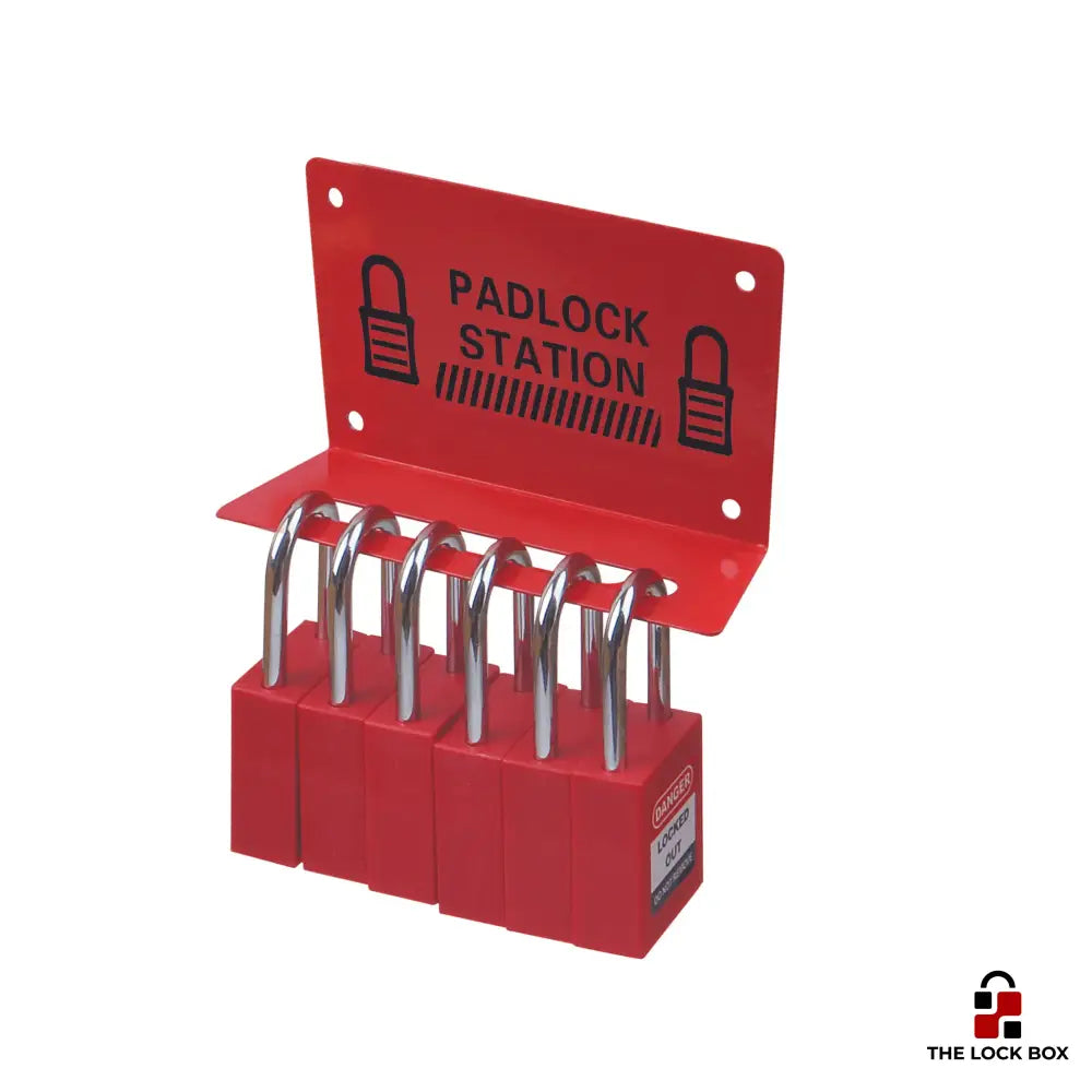 Padlock Lockout Station - The Lock Box -