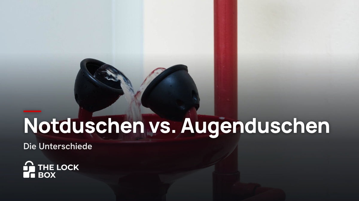 Notduschen vs. Augenduschen: Die Unterschiede