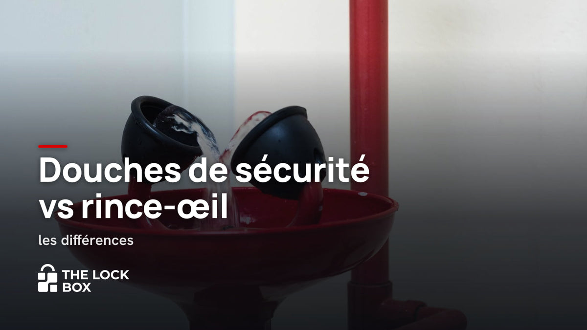 Douches de sécurité vs rince-œil : les différences