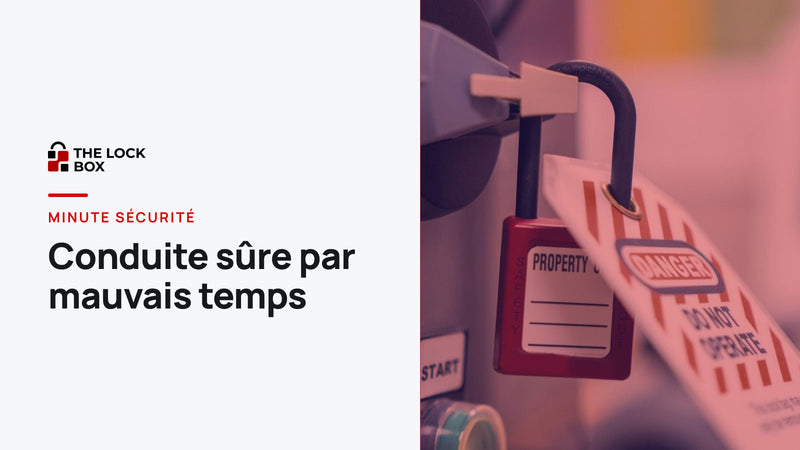 Minute sécurité : conduite sûre par mauvais temps