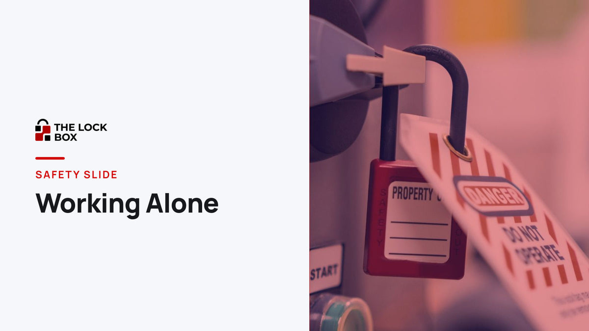 Safety Slide for Working Alone