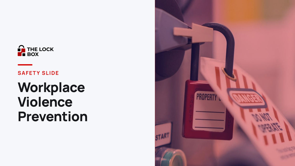 Safety Slide for Workplace Violence Prevention