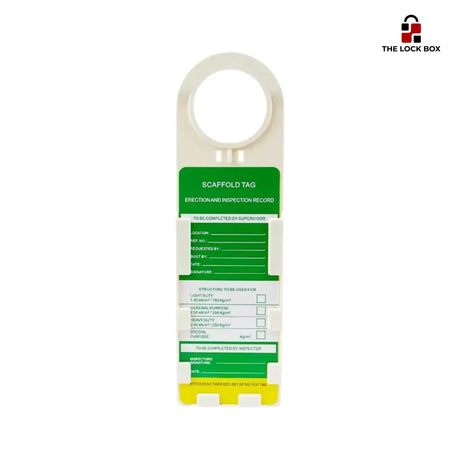 Style 2 - Scaffold Inspection Tag 10 Pack Loto Signage