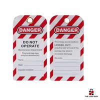 Style 3 - LOTO Signage Tag - 10 Pack