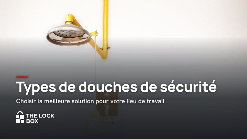 Types de douches de sécurité : Choisir la meilleure solution pour votre lieu de travail