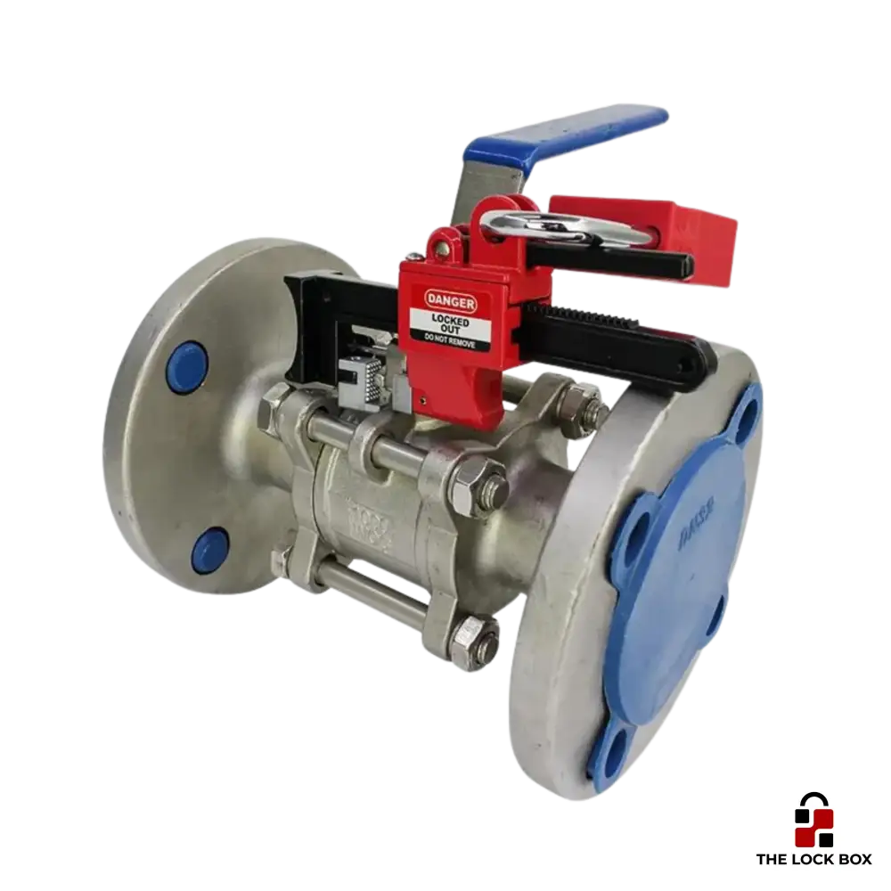 Buy Universal Ball Valve Lockout | Lockout Tagout | The Lock Box