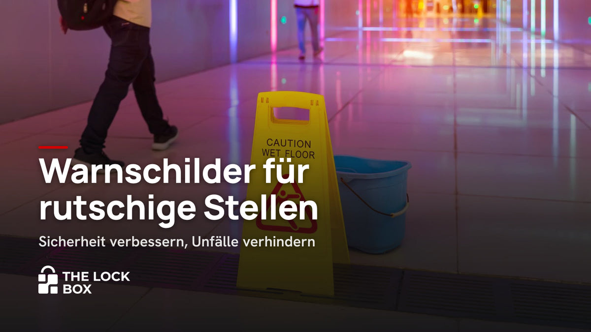 Warnschilder für rutschige Stellen: Sicherheit verbessern, Unfälle verhindern
