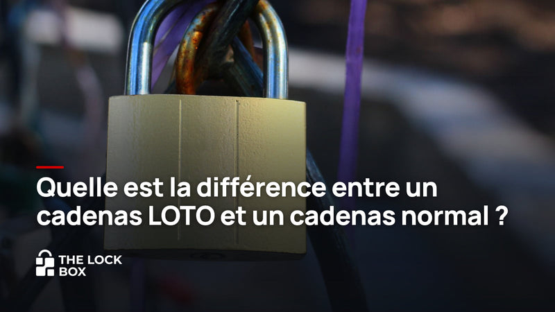Quelle est la différence entre un cadenas LOTO et un cadenas normal ?